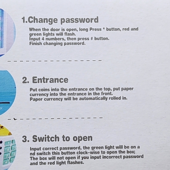 Altoi Kids Intelligent Cartoon ATM Piggy Bank - OS - Picture 7 of 9